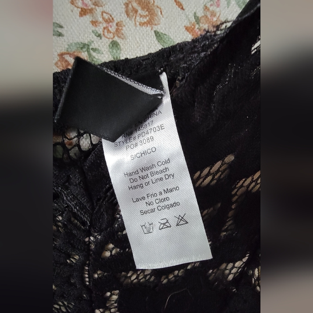 Windsor Elegant Black Lace Jumpsuit Size Small - Picture 5 of 7